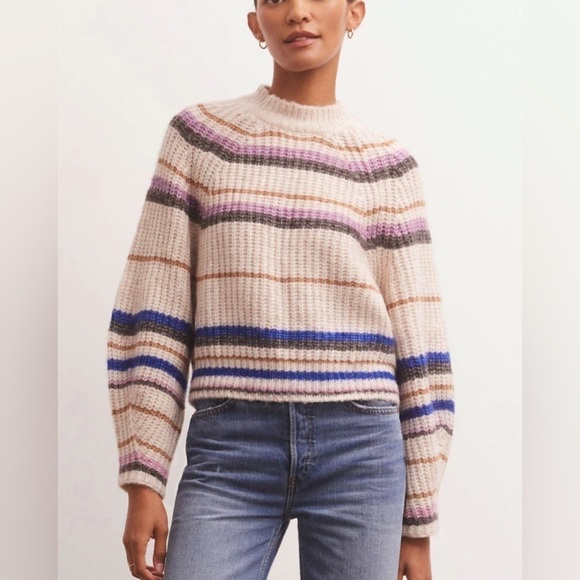 Z Supply Sweaters - Z Supply Desmond Stripe Sweater-